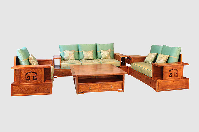 衡山中式实木沙发简直太美了