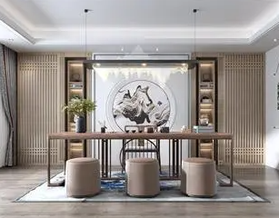 衡山新中式风格茶室如何规划设计